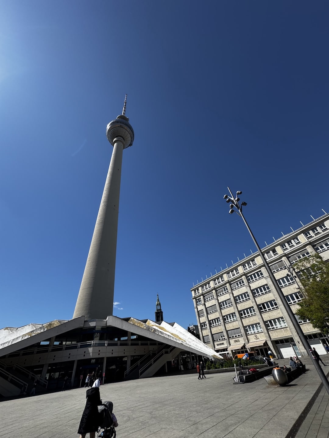 The iconic Berlin TV tower