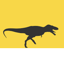 And a dinosaur company logo.
